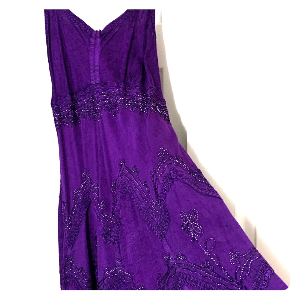 Purple summer dress